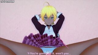 Ikumi Mito from Shokugeki no Soma Gives You A Footjob Hentai POV - porn video