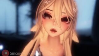 Spicy Car SEX LEWD ASMR Roleplay Kissing Ear Licks Moans VRChat VTuber - porn video