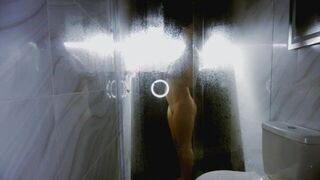 Rose Daaay fucks hard with her roommate in the shower - porn video