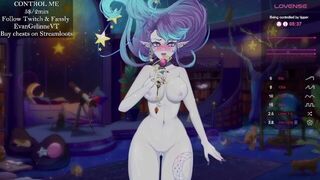 Vtuber sings a song while being fucked - porn video